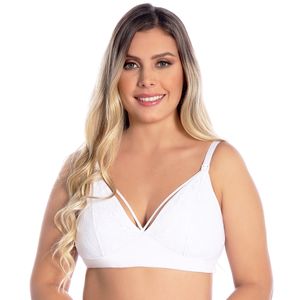 Brasier para lactancia con soporte interno y broches