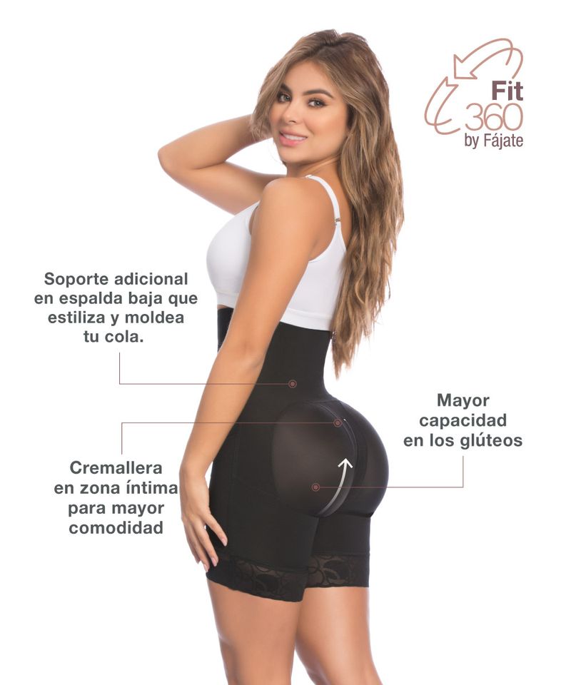 Faja fit 360 tipo panty con cierre lateral - Fájate Oficial