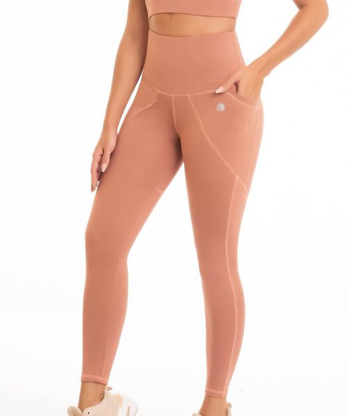 Leggings deportivo de talle alto con control abdominal y realce suave de glúteos