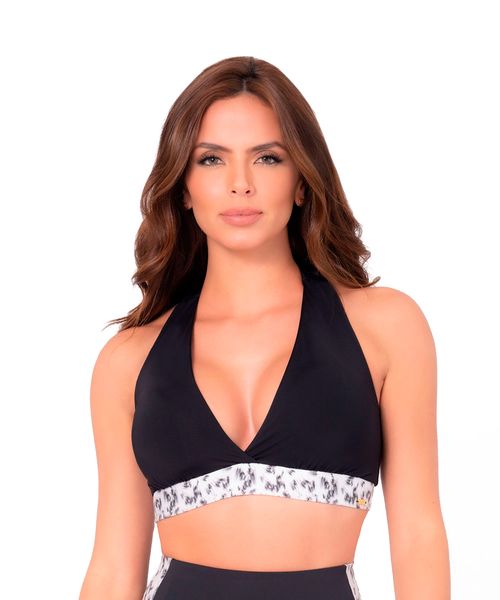 Top de vestido de baño con realce y moldeo de busto