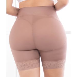 Panty short moldeador de control medio con realce de glúteos y efecto adelgazante