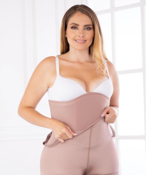 Fajón abdominal postquirúrgico con espuma y licra terapéutica