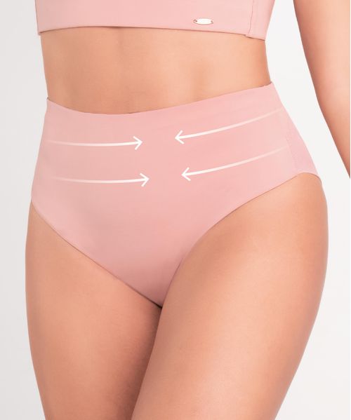 Panty alto de control abdominal con realce en gluteos
