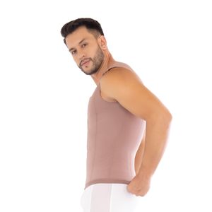 Faja chaleco postquirúrgico con compresión alta en abdomen, pecho y espalda