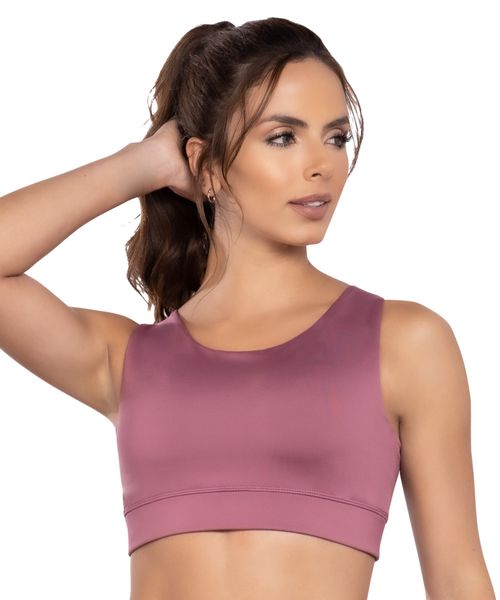 Top deportivo con control en abdomen y soporte de busto