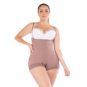 Faja strapless corta de alta compresión con moldeo de figura y realce de glúteos