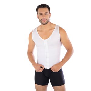 Chaleco masculino control total con cremallera