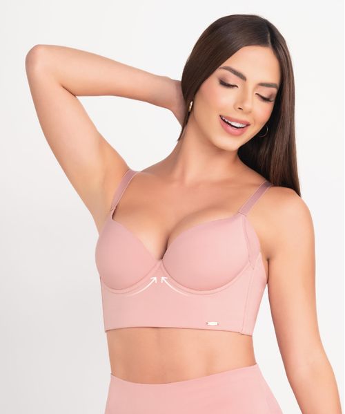 Brasier con realce natural y base ancha con soporte ajustado