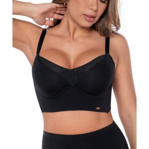 Brasier con realce de busto y base ancha con control alto
