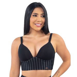Brasier de realce natural con soporte y control de rollitos