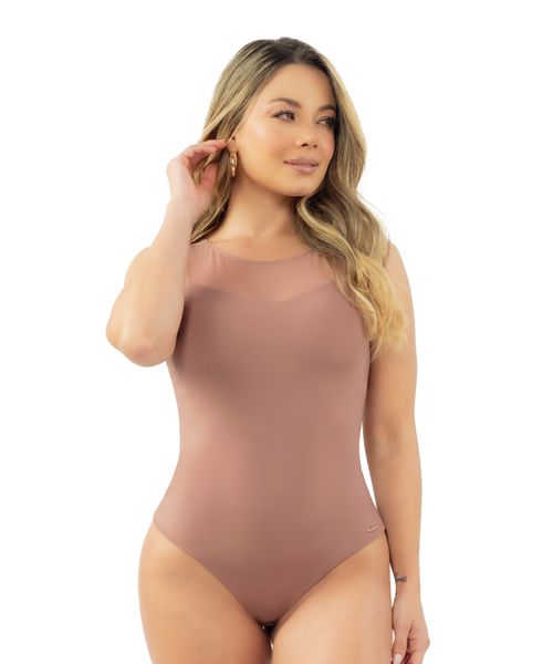 Body con control de abdomen y espalda para una silueta definida