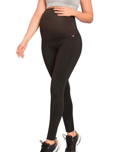 Leggings maternos con control y soporte abdominal para embarazo
