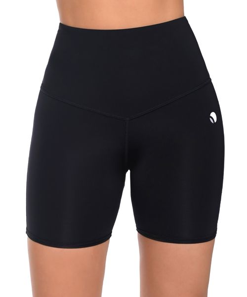 Biker de control con ajuste en la cintura, realce de glúteos y ajuste perfecto para entrenamientos