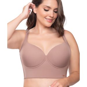 Brasier copa D de compresión con realce y soporte para busto grande