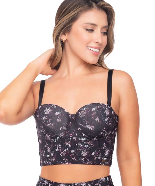 Brasier strapless de alto cubrimiento y control suave