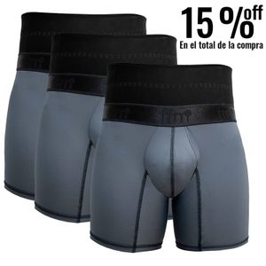 Paquete x 3 Bóxers con control abdominal y varillas de soporte lateral