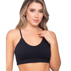 Top seamless sin copas escote redondeado