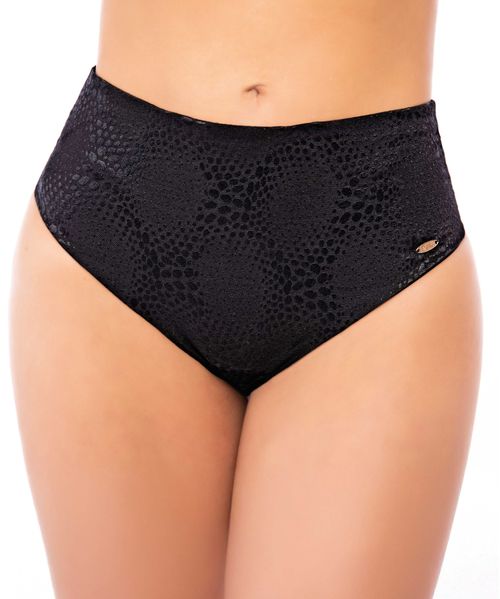 Panty tipo cachetero de encaje con control medio