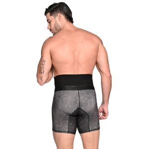 3 Pack Bóxer moldeador masculino con varillas laterales para soporte y control abdominal