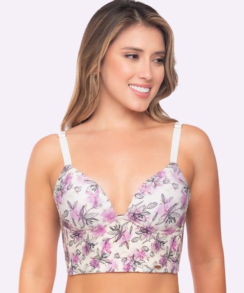 Brasier para busto grande de alto cubrimiento con realce suave y control