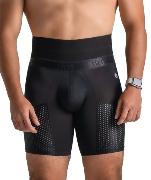 Bóxer de alta compresión abdominal con varillas laterales de soporte