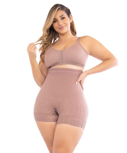 Panty faja con realce de glúteos y control firme para abdomen y cintura