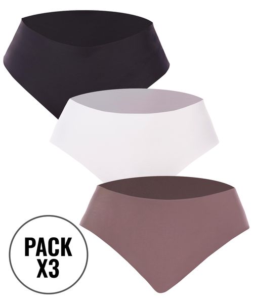 Pack de 3 pantys moldeadores ultrasuaves